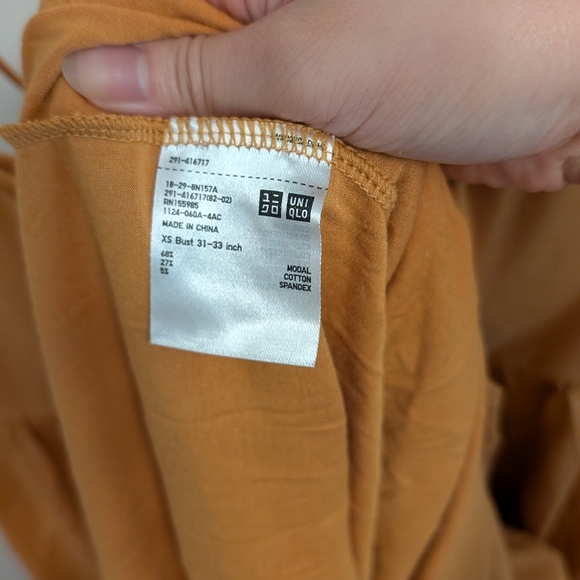 Uniqlo Yellow Camisole Bra Dress in XS - Picture 6 of 6